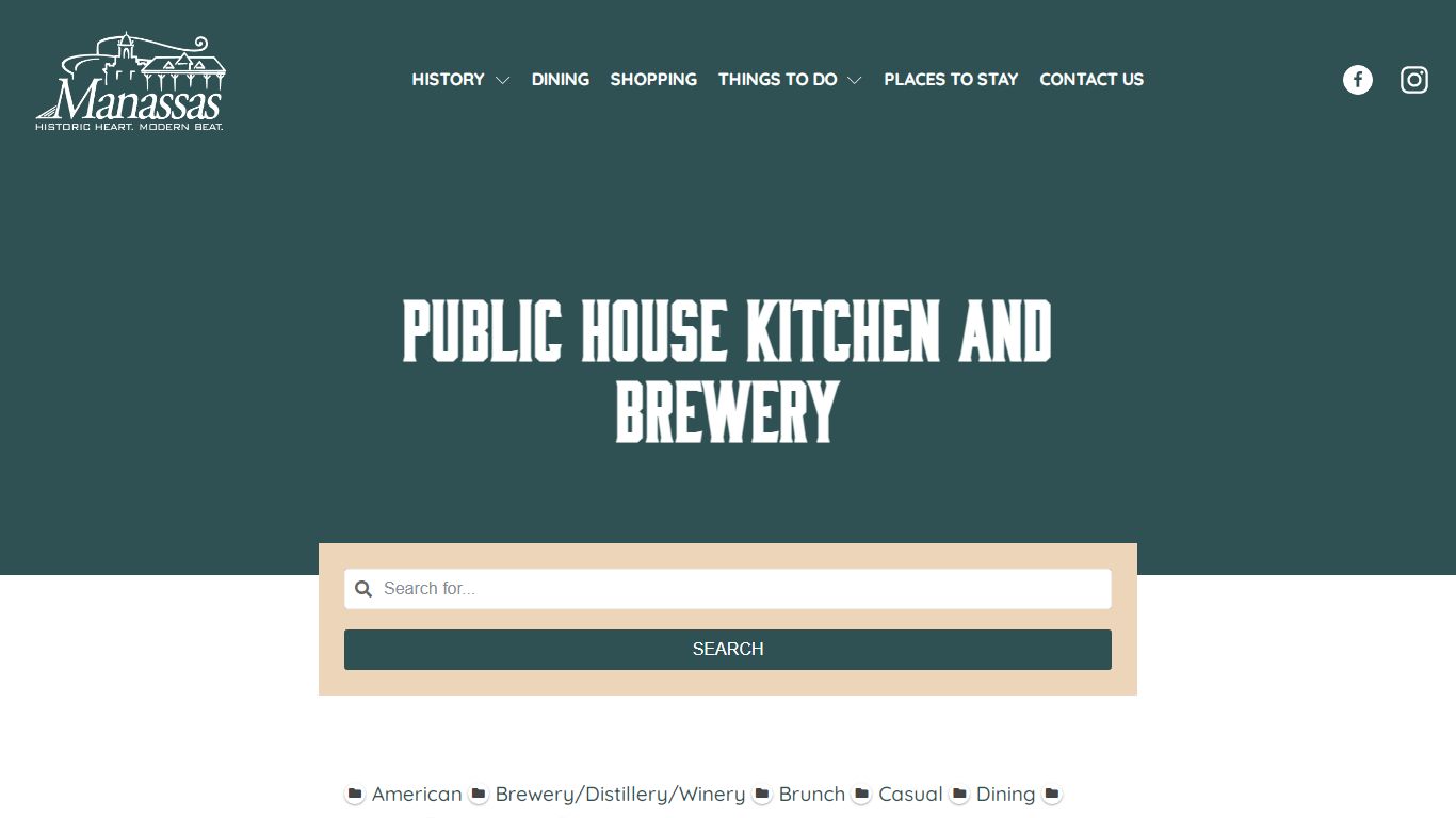 Public House Kitchen and Brewery - City of Manassas Tourism